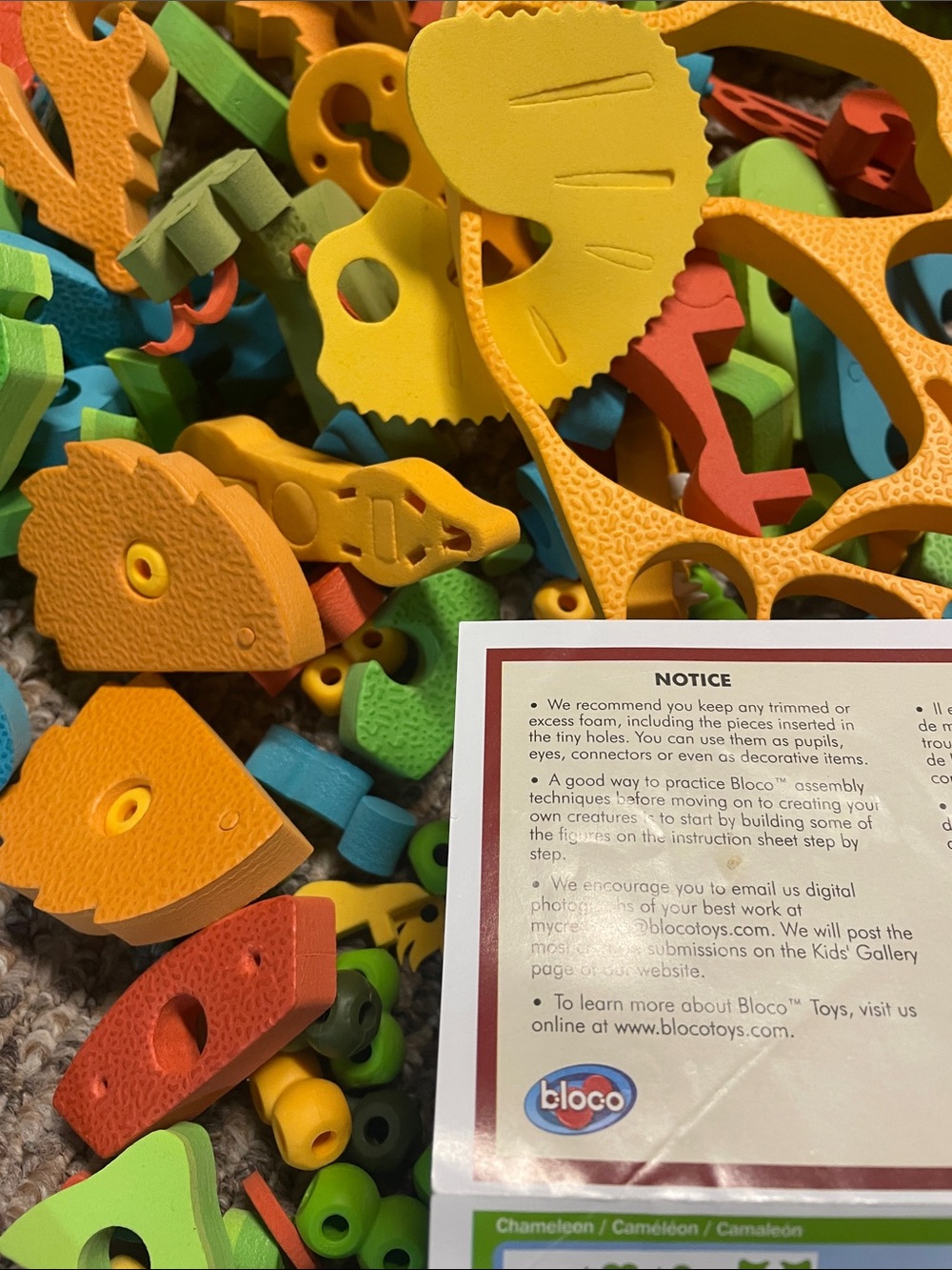 Bloco Foam Building multiple Sets